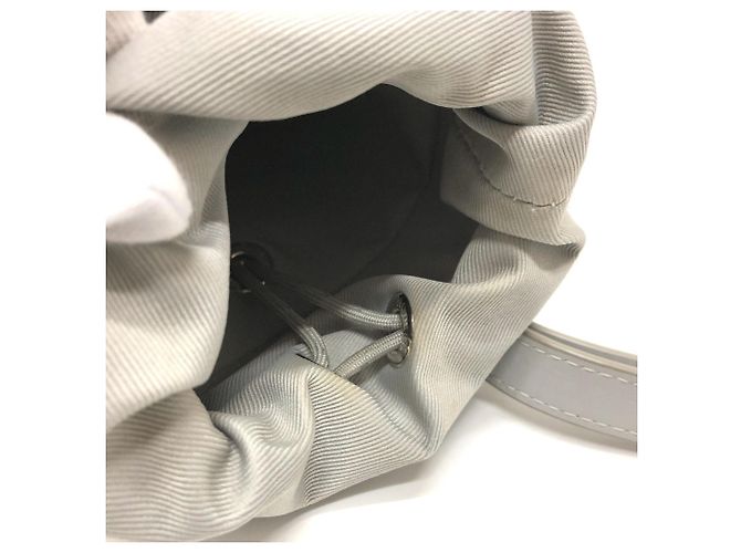 Bucket Borsa a secchiello Nano in tela Monogram Chalk bianco Louis Vuitton - vista 7