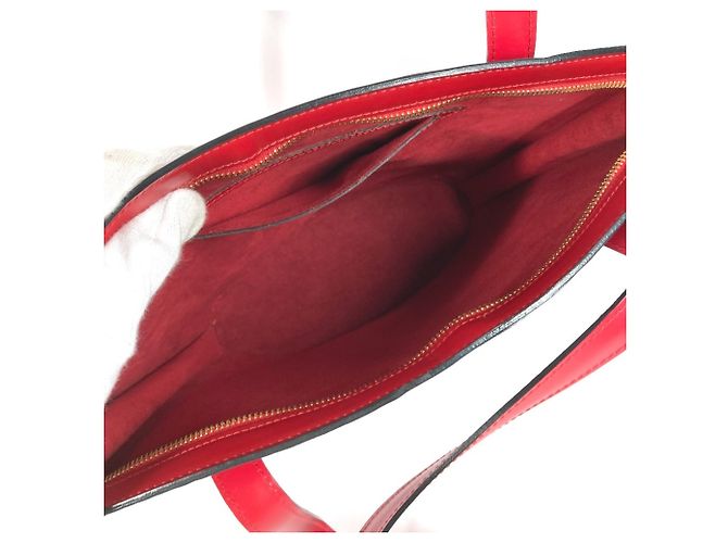 Epi Saint-Jacques Einkaufstasche von Louis Vuitton Rot - Ansicht 9
