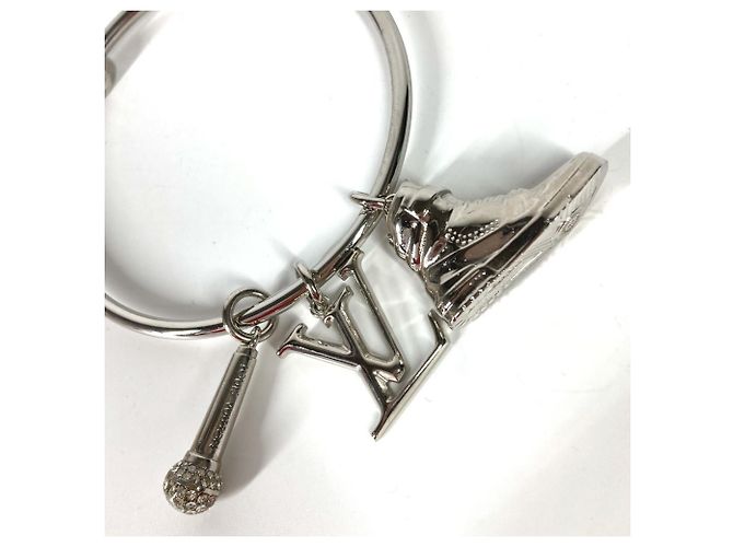 Louis Vuitton M68854 Mike Strass-Schlüsselanhänger Silber - Ansicht 2