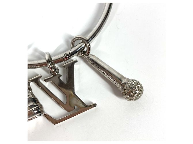 Louis Vuitton M68854 Mike Strass-Schlüsselanhänger Silber - Ansicht 5