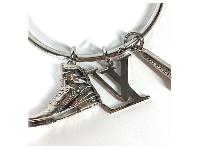 Louis Vuitton M68854 Mike Strass-Schlüsselanhänger Silber - Ansicht 6