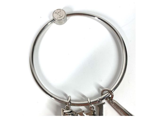 Louis Vuitton M68854 Mike Strass-Schlüsselanhänger Silber - Ansicht 7