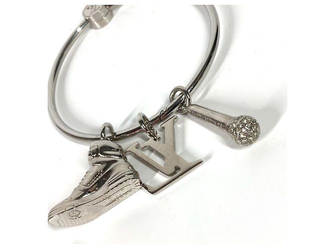 Louis Vuitton M68854 Mike Strass-Schlüsselanhänger Silber - Ansicht 8