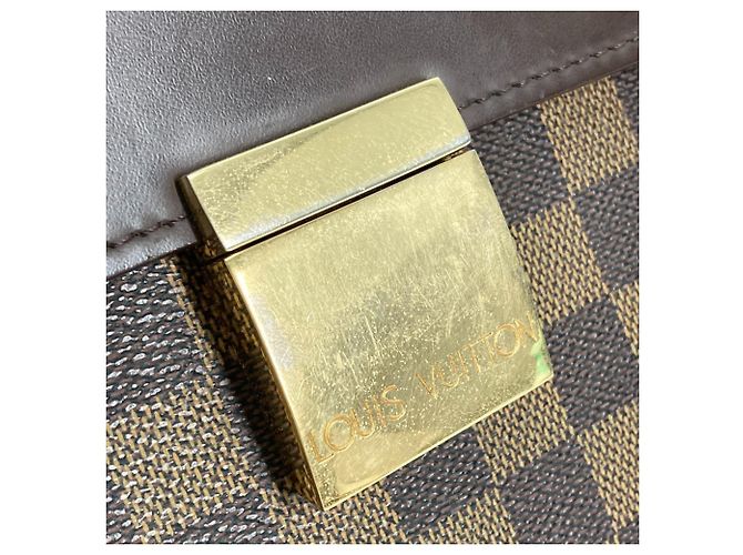 Borsa Louis Vuitton Damier Altona PM Marrone Damier ebene - vista 10