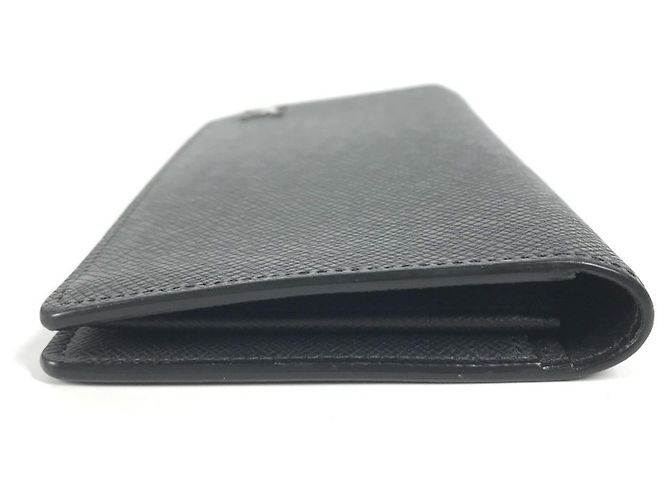 Portafoglio Lungo Brazza in Taiga Louis Vuitton Nero Grigio - vista 4