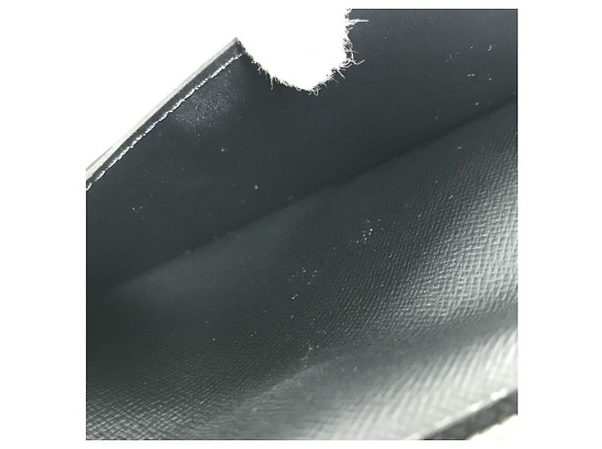 Portafoglio Lungo Brazza in Taiga Louis Vuitton Nero Grigio - vista 9
