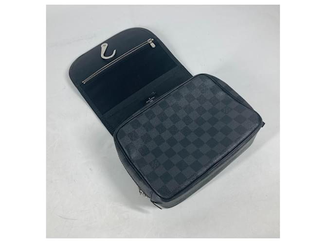 Multi-Pouch Damier Graphite Louis Vuitton Nero - vista 10