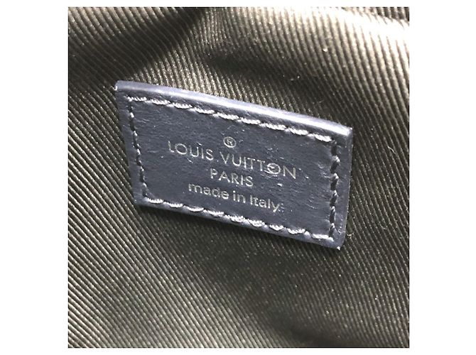 Bumbag Monogram Tapestry Louis Vuitton Blu navy - vista 12
