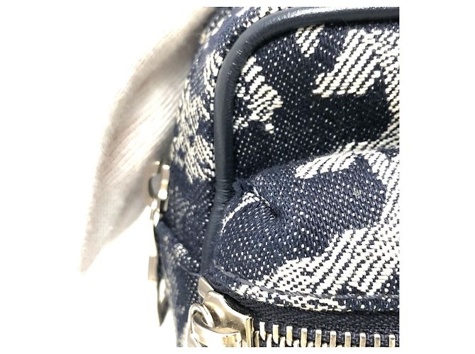 Bumbag Monogram Tapestry Louis Vuitton Blu navy - vista 9