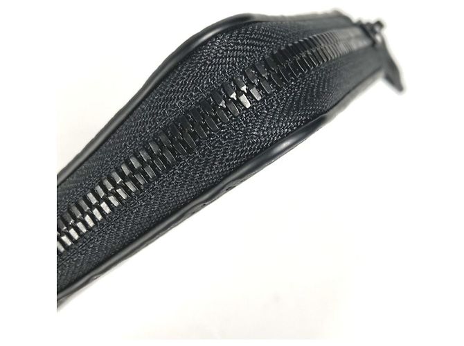 Louis Vuitton Monogram Long Bill Wallet Black - view 11