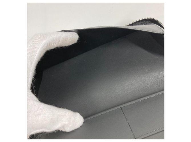 Louis Vuitton Monogram Long Bill Wallet Black - view 14