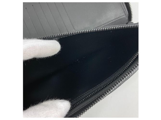 Louis Vuitton Monogram Long Bill Wallet Black - view 15