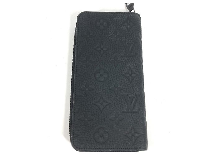 Louis Vuitton Monogram Long Bill Wallet Black - view 7