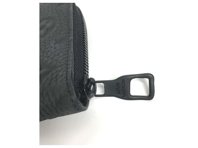 Louis Vuitton Monogram Long Bill Wallet Black - view 9