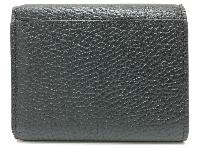 Monedero de cuero para mujer Louis Vuitton M68587 Negro Rosa Multicolor - vista 2
