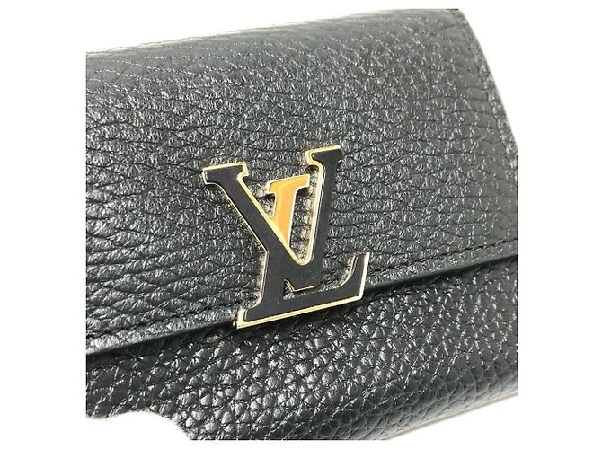 Monedero de cuero para mujer Louis Vuitton M68587 Negro Rosa Multicolor - vista 6