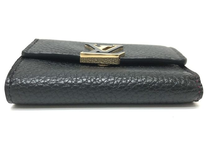 Monedero de cuero para mujer Louis Vuitton M68587 Negro Rosa Multicolor - vista 7