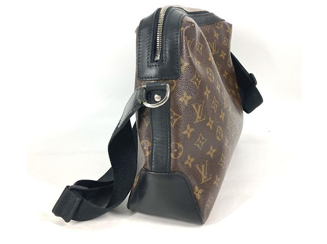 Borsa a Spalla Louis Vuitton Monogram Macassar Torres Marrone Nero Monogramma - vista 4