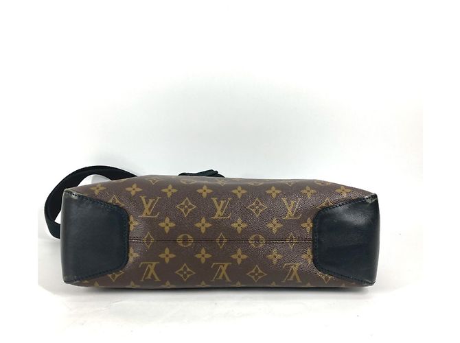 Borsa a Spalla Louis Vuitton Monogram Macassar Torres Marrone Nero Monogramma - vista 5