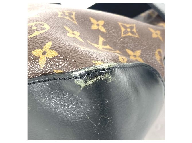 Borsa a Spalla Louis Vuitton Monogram Macassar Torres Marrone Nero Monogramma - vista 6