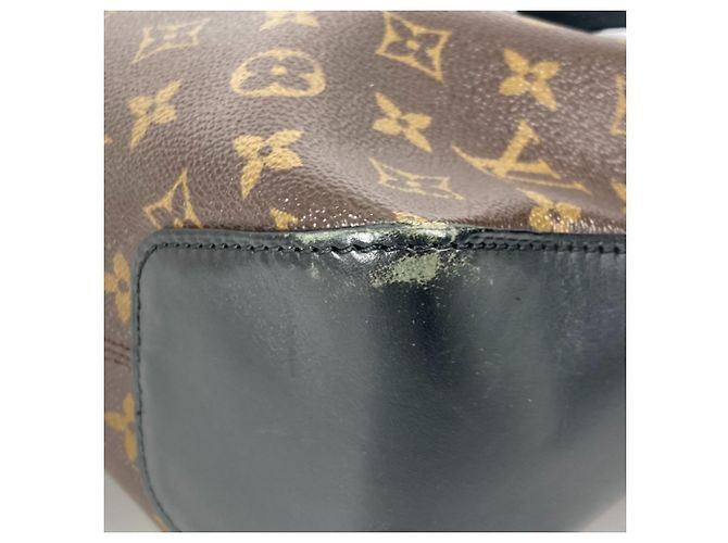 Borsa a Spalla Louis Vuitton Monogram Macassar Torres Marrone Nero Monogramma - vista 8