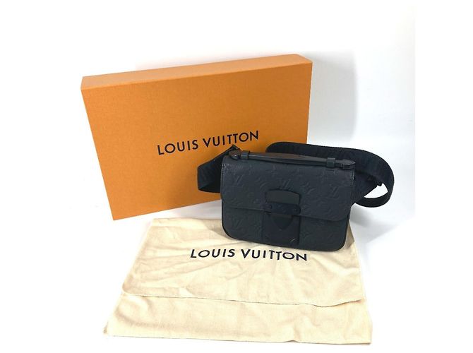 Borsa a tracolla S-Lock in Monogram Empreinte Louis Vuitton Nero - vista 16