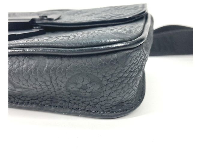 Borsa a tracolla S-Lock in Monogram Empreinte Louis Vuitton Nero - vista 9