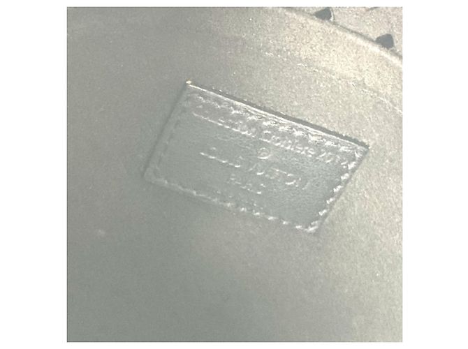 Borsa a Spalla Saumur 30 Flore Perforata Louis Vuitton M94072 Nero - vista 8