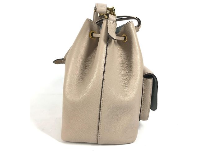 Borsa Lockme Bucket NV di Louis Vuitton Beige Sabbia - vista 4