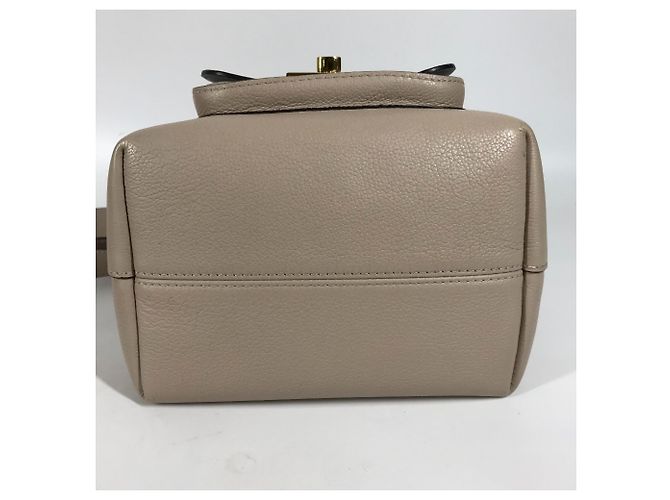Borsa Lockme Bucket NV di Louis Vuitton Beige Sabbia - vista 6