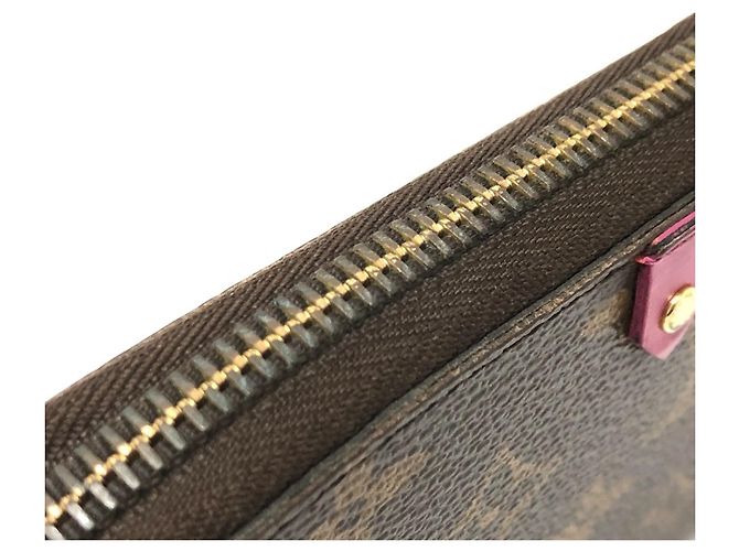 Cartera Zippy Monogram Louis Vuitton Castaño Roja Multicolor Monograma - vista 10