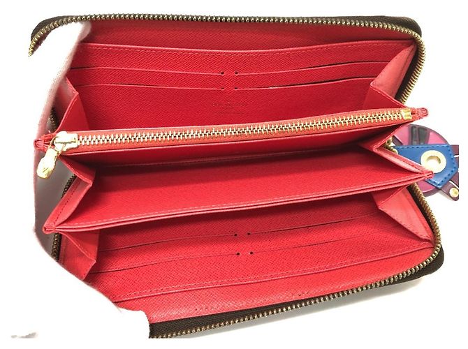 Cartera Zippy Monogram Louis Vuitton Castaño Roja Multicolor Monograma - vista 11
