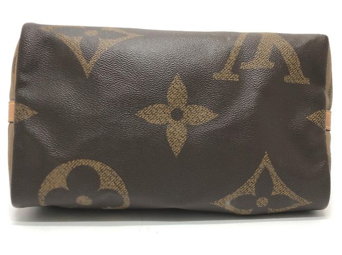 Speedy Borsa Boston Mini Bandoulière 30 Monogramma Gigante Louis Vuitton Marrone - vista 4