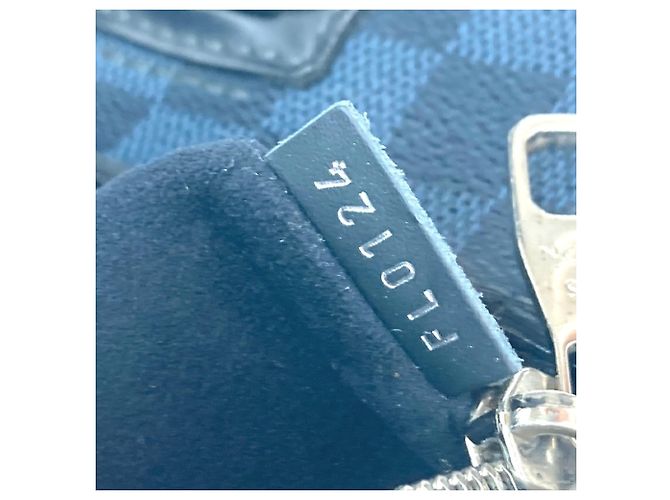 Bolso Louis Vuitton Damier Cobalt Negro Azul marino - vista 17
