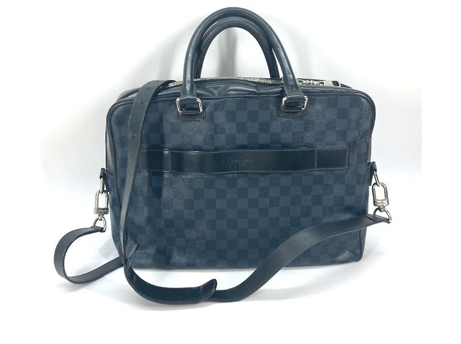 Bolso Louis Vuitton Damier Cobalt Negro Azul marino - vista 2