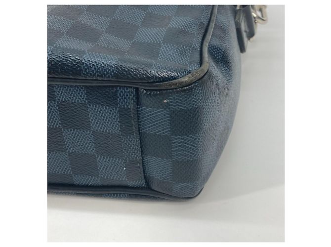 Bolso Louis Vuitton Damier Cobalt Negro Azul marino - vista 5