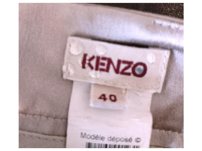 FALDA KENZO FALDA SEDA PURA TULIPÁN DRAPEADA MARTINGALE NUDE MORDOré T40/42 - vista 8