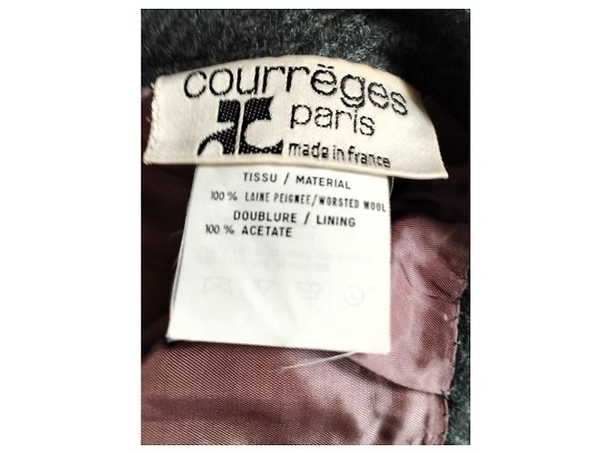 FALDA COURREGES CAMISETA 34 Gris - vista 23