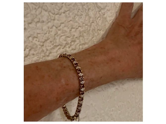 Autre Marque Bracciale in oro con rubini e diamanti D'oro - vista 6