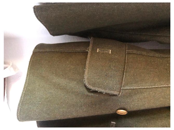 Jean Paul Gaultier Cold wool fitted military jacket Dark green - view 7