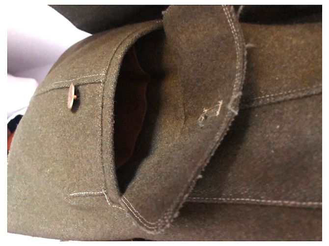 Jean Paul Gaultier Cold wool fitted military jacket Dark green - view 8