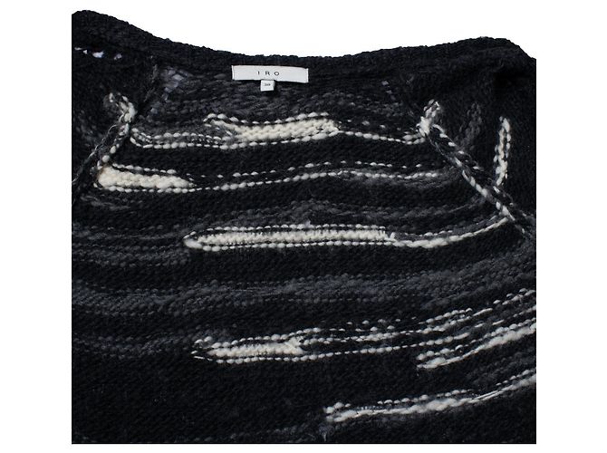 IRO, gestrickte Omeva-Cardigan mit Reißverschluss Grau - Ansicht 6
