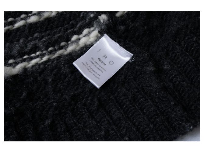 IRO, gestrickte Omeva-Cardigan mit Reißverschluss Grau - Ansicht 7