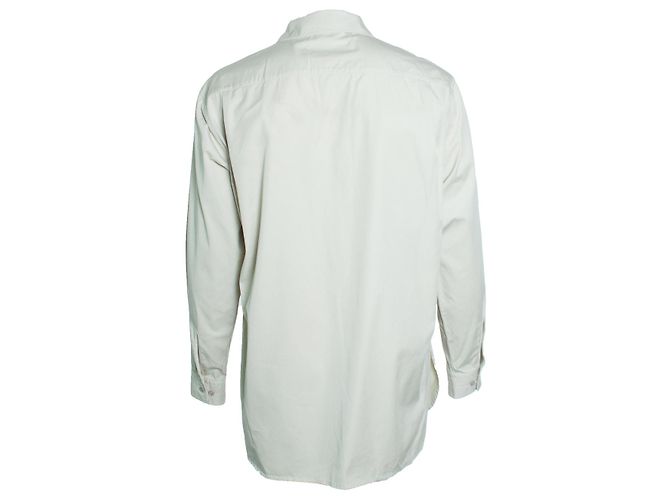 Lemaire, Camisa overshirt de algodón en beige - vista 2
