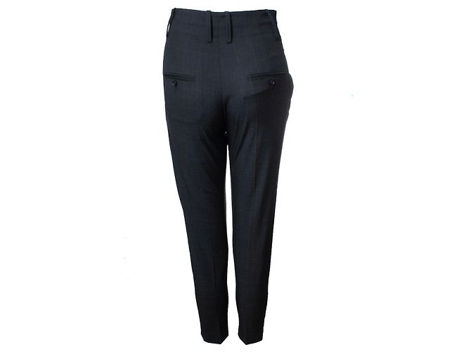 Isabel Marant Etoile Isabel Marant Étoile, calça de lã xadrez Noah Cinza - vista 3