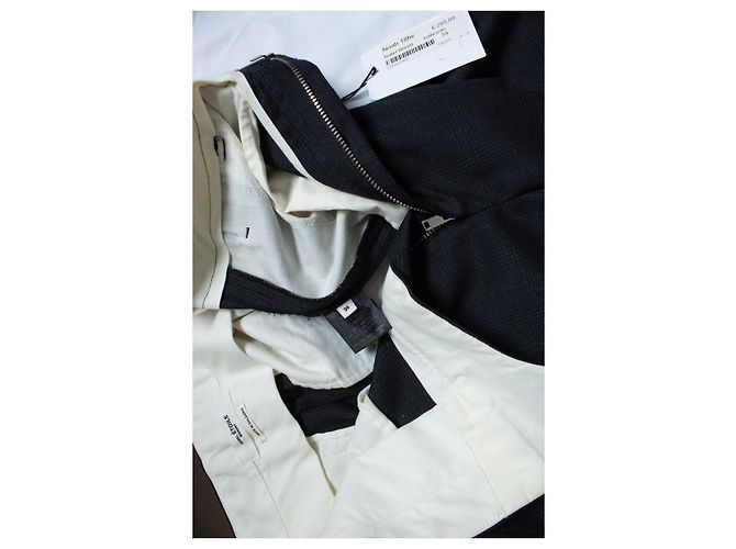Isabel Marant Etoile Isabel Marant Étoile, calça de lã xadrez Noah Cinza - vista 5