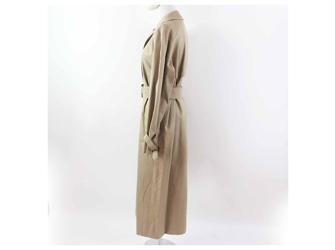Autre Marque Abrigo de algodón con patrón de cuadros en la parte posterior Aquascutum Beige - vista 3