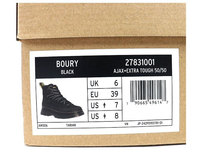 Autre Marque Dr.Martens RIKARD Polierte Glattlederstiefel Schwarz - Ansicht 12