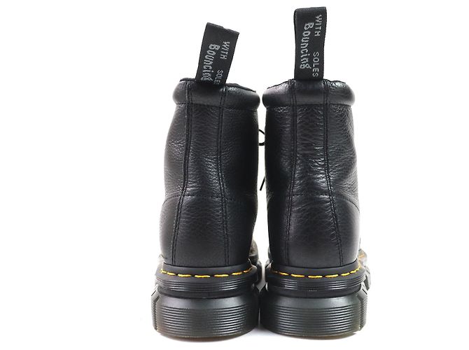 Autre Marque Dr.Martens RIKARD Polierte Glattlederstiefel Schwarz - Ansicht 5