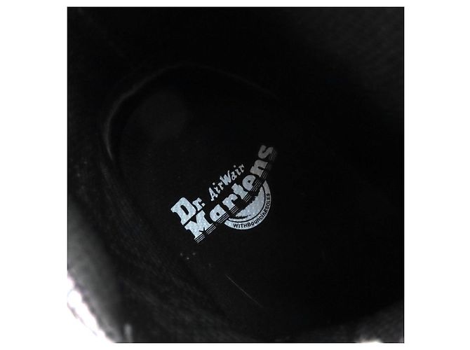 Autre Marque Dr.Martens RIKARD Polierte Glattlederstiefel Schwarz - Ansicht 9